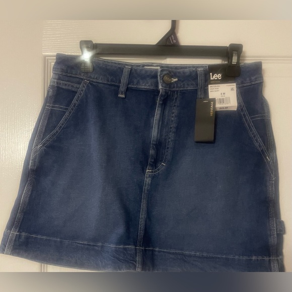 Lee’s Blue Jean Mini Denim Skirt! NWT! Size 8! - Picture 7 of 8